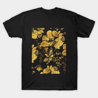 Gold Garden at Night T-Shirt